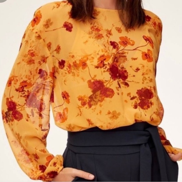 Aritzia Tops - wilfred talmont bodysuit blouse xs